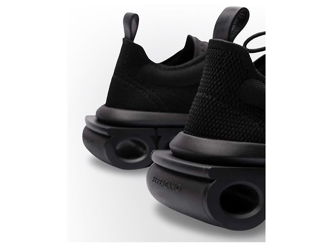 Sneakers Salvatore Ferragamo Gancini in Nylon - Nero - vista 14