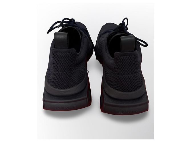 Sneakers Salvatore Ferragamo Gancini in Nylon - Nero - vista 5