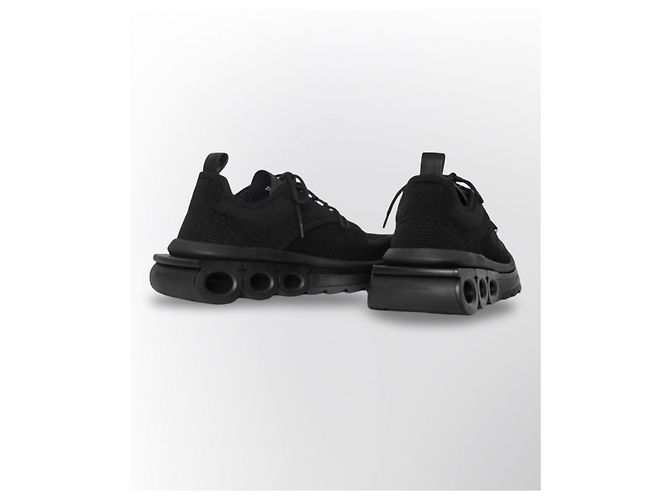Sneakers Salvatore Ferragamo Gancini in Nylon - Nero - vista 6