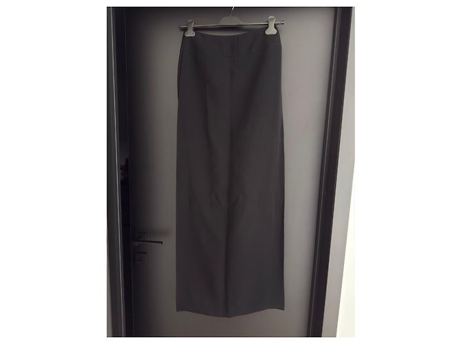 Givenchy Falda Larga Asimétrica Negra Negro - vista 3