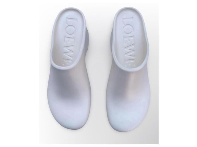 Loewe Terra Foam Clog 90 Zoccoli Bianchi Bianco - vista 5