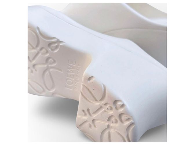 Loewe Terra Foam Clog 90 Zoccoli Bianchi Bianco - vista 9