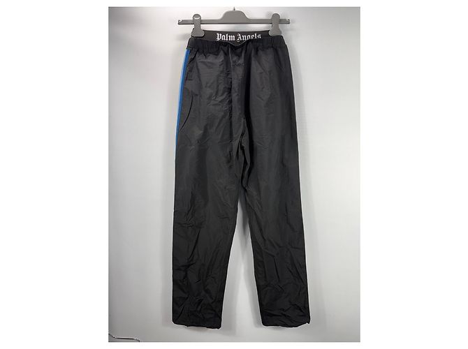 Palm Angels Pantalones de chándal con rayas arcoíris - Negro Multicolor - vista 3