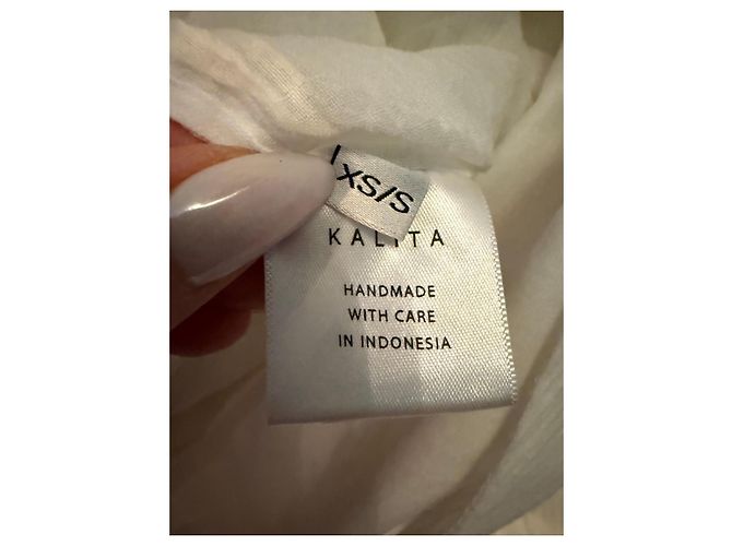 Autre Marque Kalita Mono de algodón blanco - vista 5