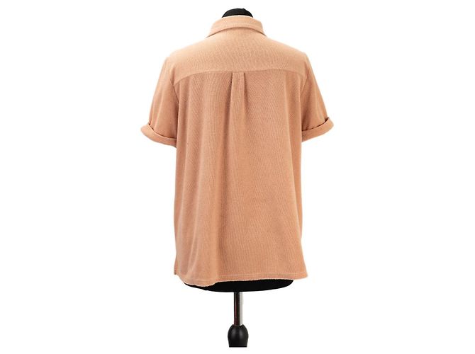 Set con camicia e pantaloni in spugna Melissa Odabash Rosa Beige - vista 3