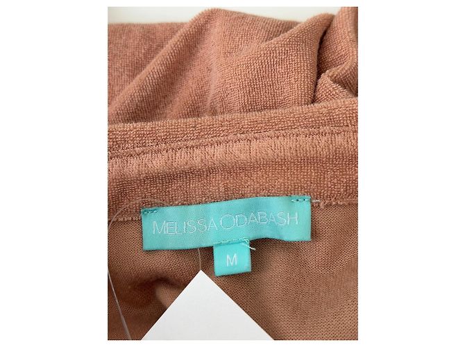 Set con camicia e pantaloni in spugna Melissa Odabash Rosa Beige - vista 4