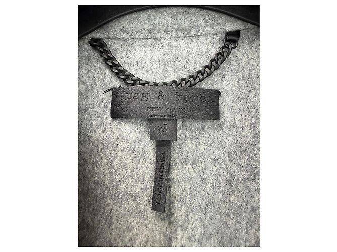 Chaleco blazer sin mangas de lana y cachemira gris Rag & Bone - vista 2