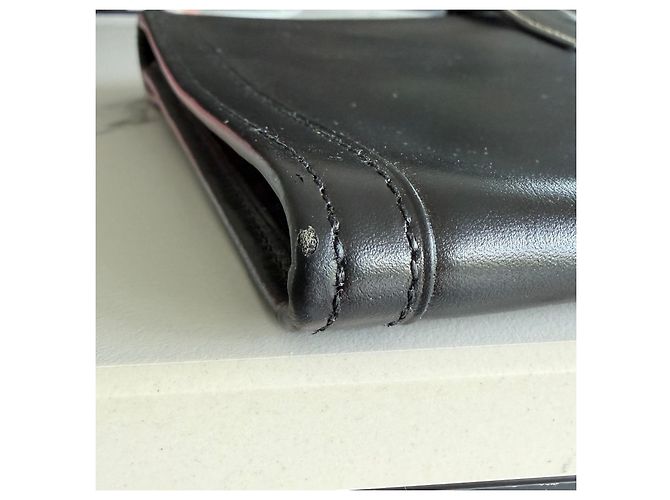 Pochette Hermès in pelle Jige Nero - vista 14