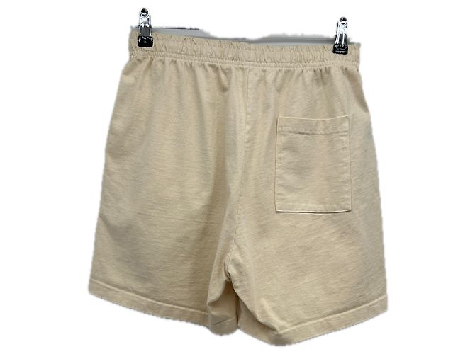 Autre Marque Pantaloncini SPORTY & RICH in cotone beige M - vista 2