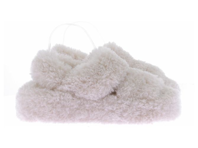 Autre Marque Pantofole in shearling Bianco - vista 4