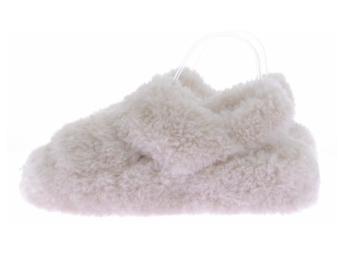 Autre Marque Pantofole in shearling Bianco - vista 5