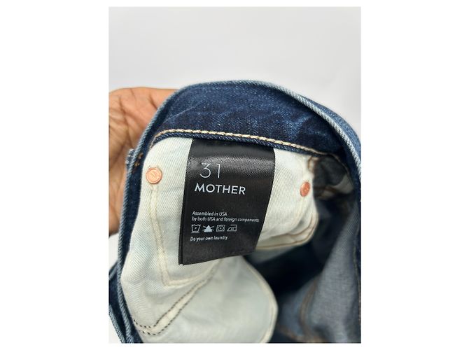 Jeans Mother in cotone blu taglia 31 - vista 4