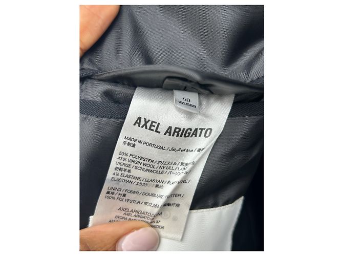 Axel Arigato schwarzer Blazer aus Polyester - Ansicht 4
