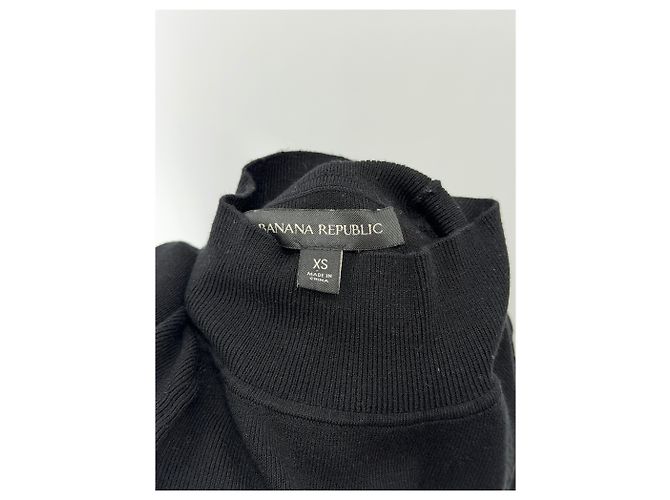 Banana Republic Pull col montant noir - vue 5