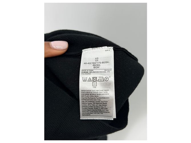 Banana Republic Pull col montant noir - vue 6