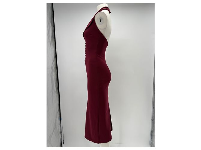 Autre Marque Abito bordeaux MESHKI Rosso XS - vista 4