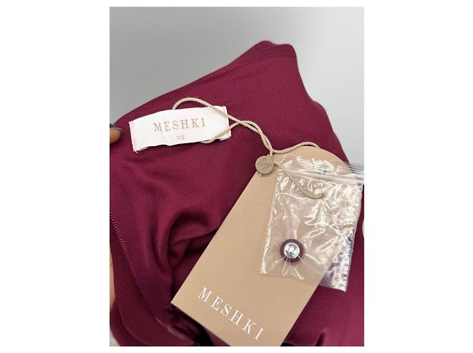 Autre Marque Abito bordeaux MESHKI Rosso XS - vista 5