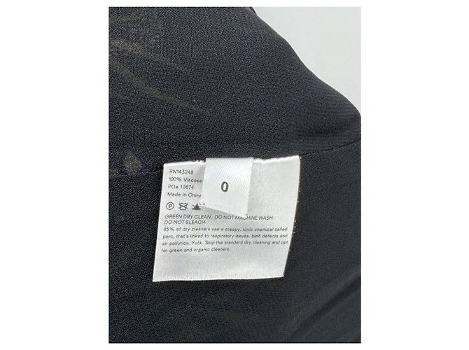Reformation Blumenkleid Schwarz Viscose - Ansicht 6