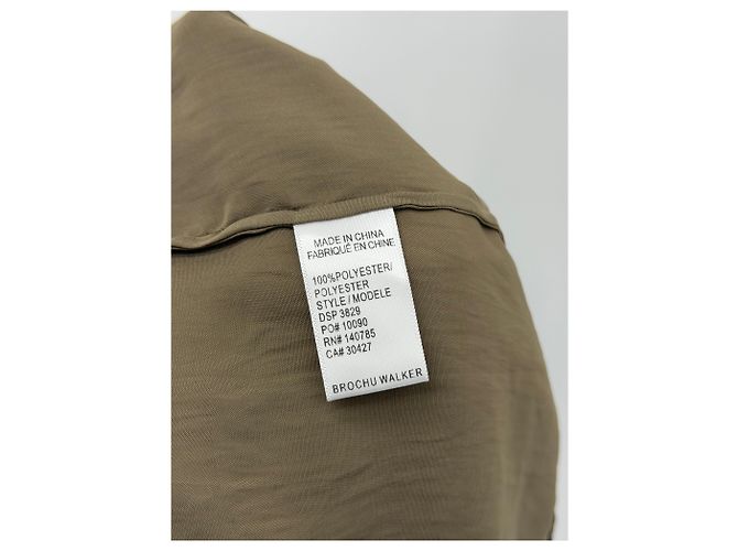 Autre Marque BROCHU WALKER Kleid Khaki Viscose XS - Ansicht 6