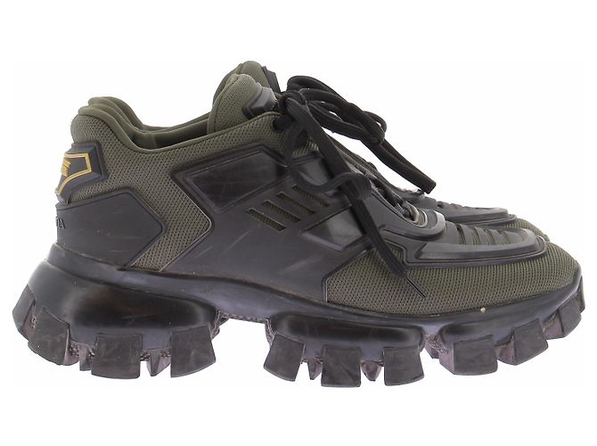 Prada Sneaker Khaki Stoff Größe 39 - Ansicht 4