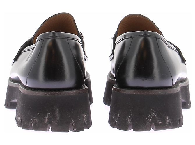 Mocassini Gucci in pelle nera taglia 39 Nero - vista 5