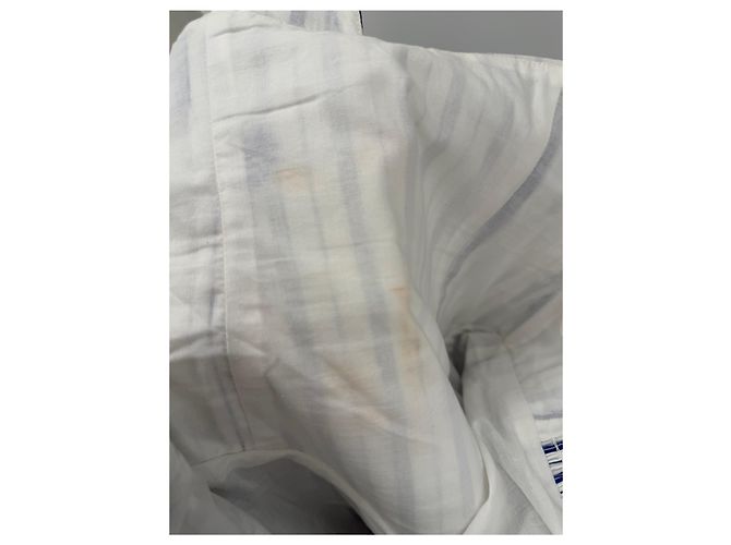 Autre Marque Vestido a rayas blanco/azul - vista 6
