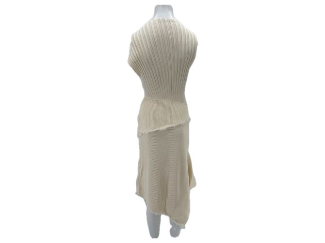 Autre Marque YEON Kleid Creme Beige - Ansicht 2