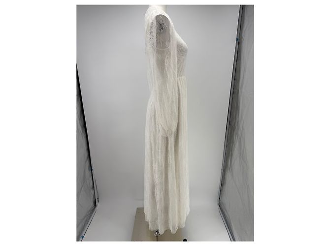 Ba&Sh Weißes Spitzenkleid - Ansicht 3