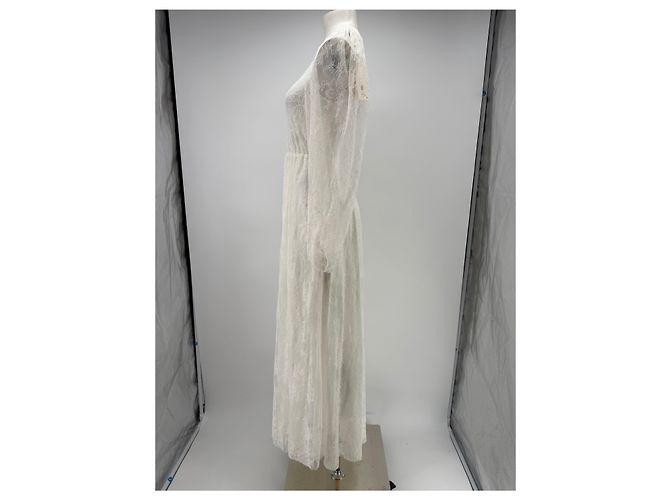Ba&Sh Weißes Spitzenkleid - Ansicht 4