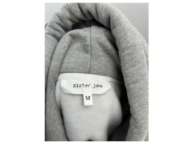 Autre Marque SISTER JANE Sweatshirt Grau Baumwolle M - Ansicht 5