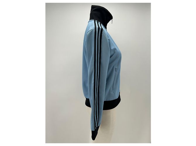 Adidas Blue Jacket Polyester S - view 4