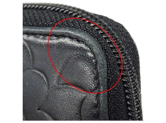 Portafoglio da donna Chanel in agnello nero - vista 11