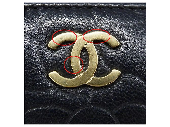 Portafoglio da donna Chanel in agnello nero - vista 12