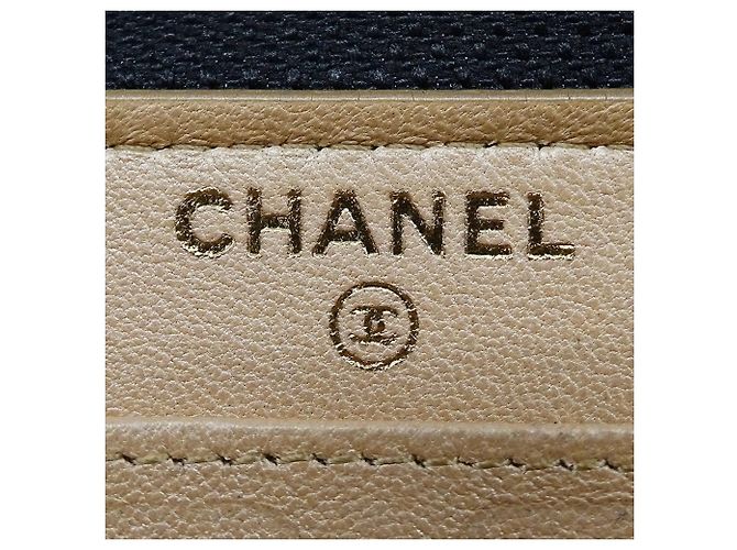 Portafoglio da donna Chanel in agnello nero - vista 8