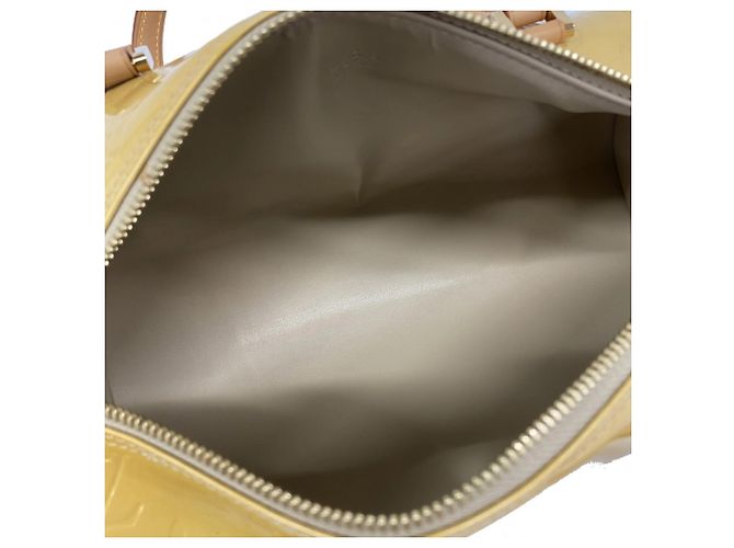 Borsa Louis Vuitton Vernis Bedford Beige - vista 4