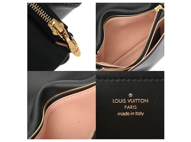 Pochette Coussin in Monogram Embossed Louis Vuitton Noir Nero - vista 11