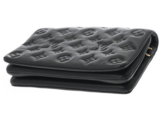 Pochette Coussin in Monogram Embossed Louis Vuitton Noir Nero - vista 6