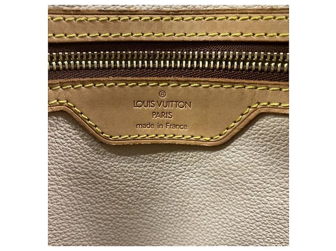Borsa Tote Louis Vuitton Monogram Bucket GM Marrone - vista 5