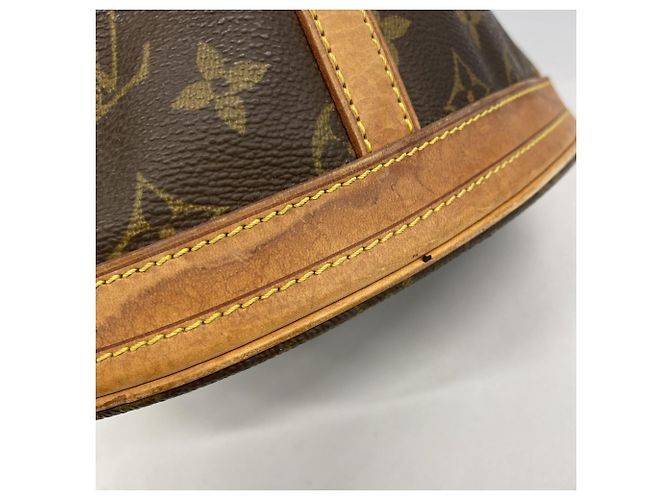Borsa Tote Louis Vuitton Monogram Bucket GM Marrone - vista 6