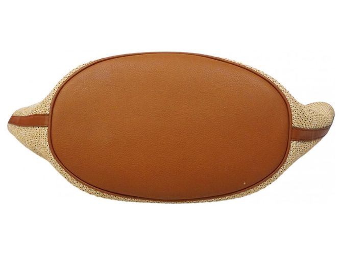 Borsa Tote Louis Vuitton Saint Jacques Marrone Beige - vista 3