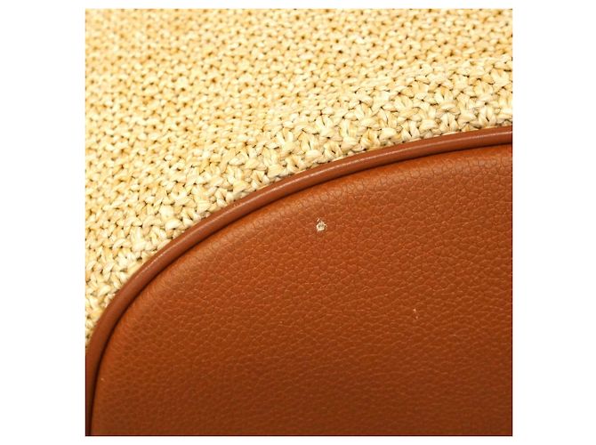 Borsa Tote Louis Vuitton Saint Jacques Marrone Beige - vista 6