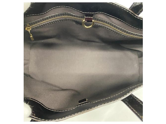 Borsa Tote Louis Vuitton Vernis Wilshire PM Bordò - vista 4