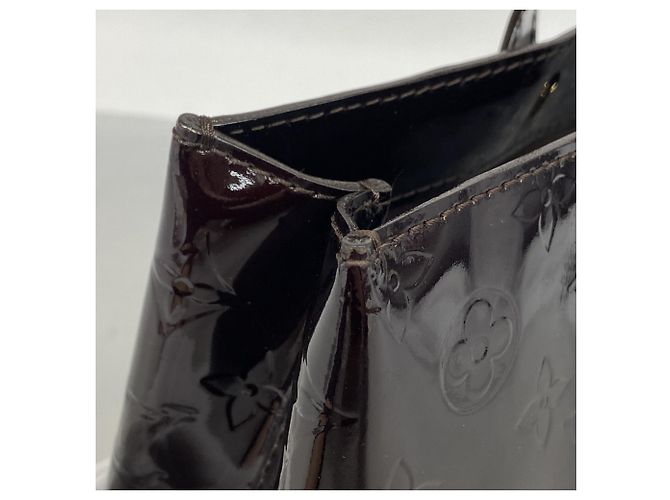 Borsa Tote Louis Vuitton Vernis Wilshire PM Bordò - vista 6