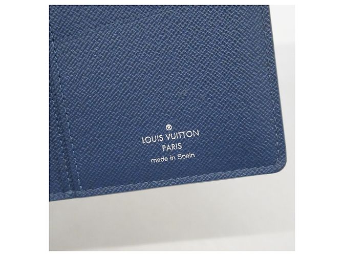 Portafoglio Louis Vuitton Monogram Gradient Brazza NM Long Blu navy - vista 4