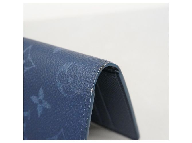 Portafoglio Louis Vuitton Monogram Gradient Brazza NM Long Blu navy - vista 8