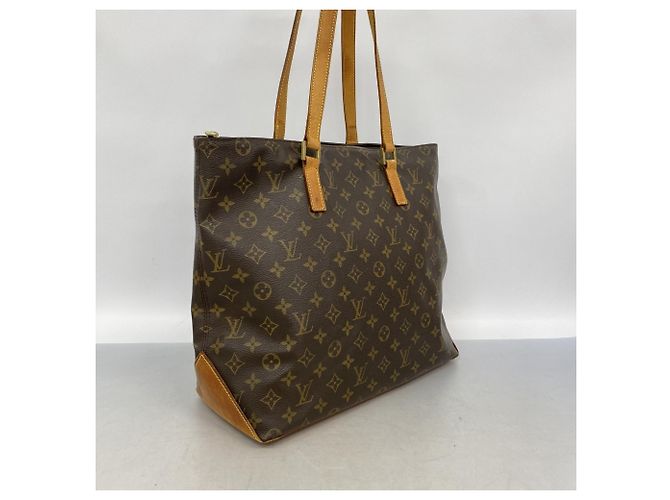 Borsa Tote Cabas Mezzo Monogram Louis Vuitton Marrone - vista 2