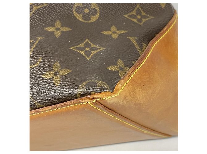 Borsa Tote Cabas Mezzo Monogram Louis Vuitton Marrone - vista 9