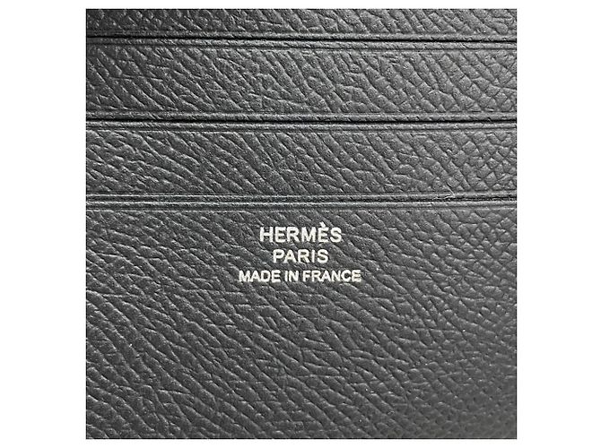 Hermès Hermes Black Epsom Leather Bi-Fold Wallet - view 4