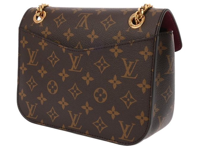 Borsa a tracolla Louis Vuitton Monogram Passy Marrone - vista 3