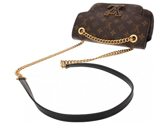 Borsa a tracolla Louis Vuitton Monogram Passy Marrone - vista 4